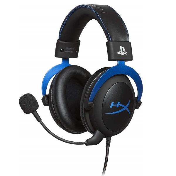 هدست گیمینگ سیم دار هایپراکس آمریکا  HyperX Cloud schwarz Kingston HyperX Cloud PlayStation Official Licensed for PS4 Wired Stereo Gaming Headset